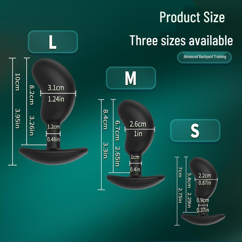 Silikon-Mango-Wearable Analplug für Prostata- und G-Punkt-Stimulation