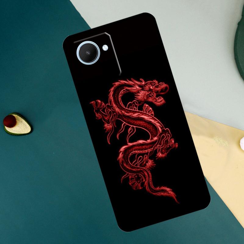 

Asian Chinese Dragon For Realme C67 C53 C55 C75 C71 C61 C33 C63 C51 C65 11 12 13 14 15 Pro Plus GT6 GT7 Pro Case Realme 12 Pro Plus