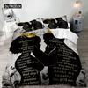 African American Black Lovers Duvet Cover Black Couple Soft Bedding Collection ValentineS Day Comforter Cover Collection Bedroom Decoration