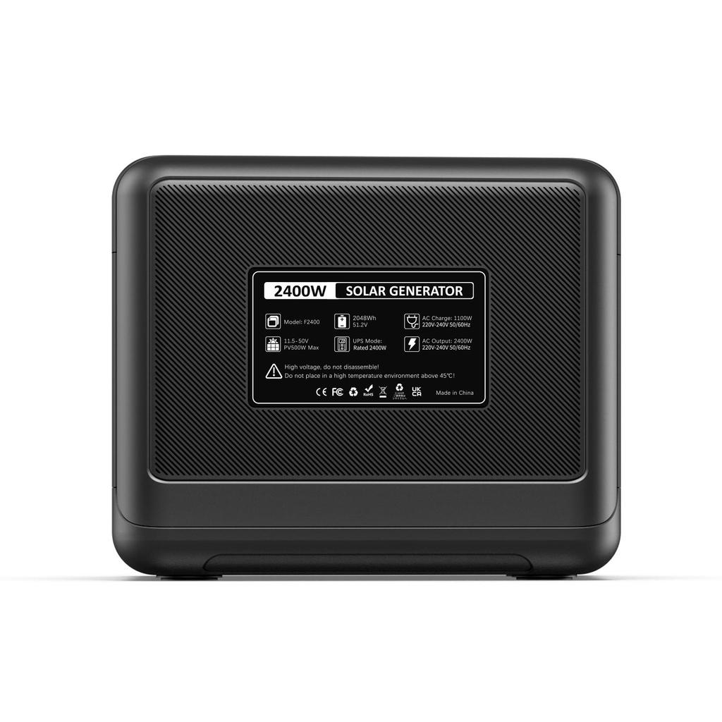 FOSSiBOT F2400 Přenosná napájecí stanice 2400W Výstup 2048Wh LiFePO4 Baterie 13 Výstupních portů 1,5-2 Hodiny Rychlé nabíjení