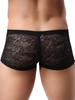 Sexy Boxer Soft Breathable Inner Low Rise 3D Sewing Underwear 6 Colors [iKingsky] Men's Men's (S,