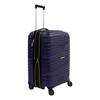 Set of 4 Expandable Hard Suitcases 335/4 - Double Wheels - Combination Lock - LYS Paris