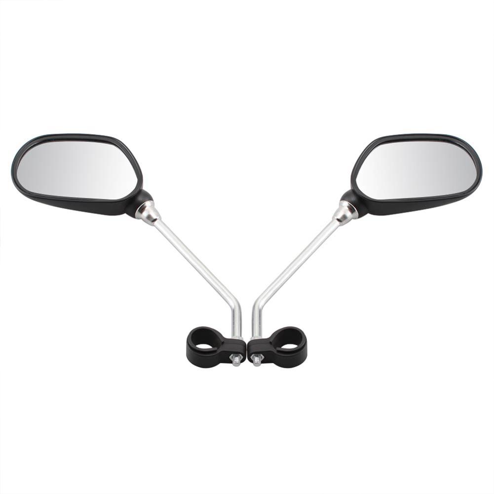 Kolip 1 Pair Bicycle Rearview Mirror Degree Adjustable Riding Convex Reflective Safety Glass Rear View Mirrors