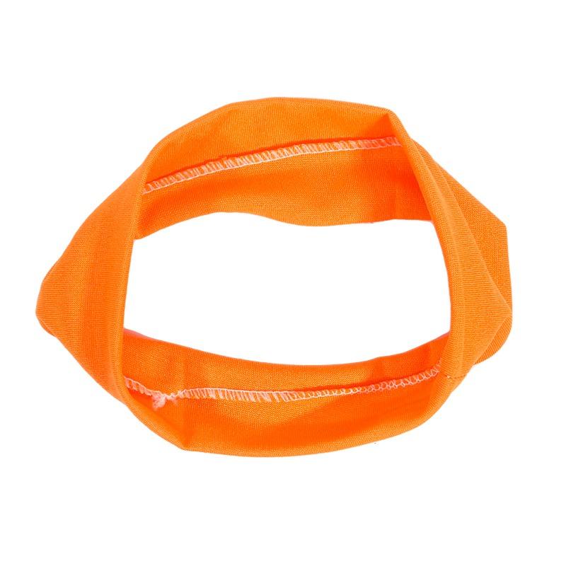 Solid Color Sporty Headband Elastic Sweat-absorbing Wide Hairband Yoga Fitness Running Fashion Outdoor Sports Headwrap