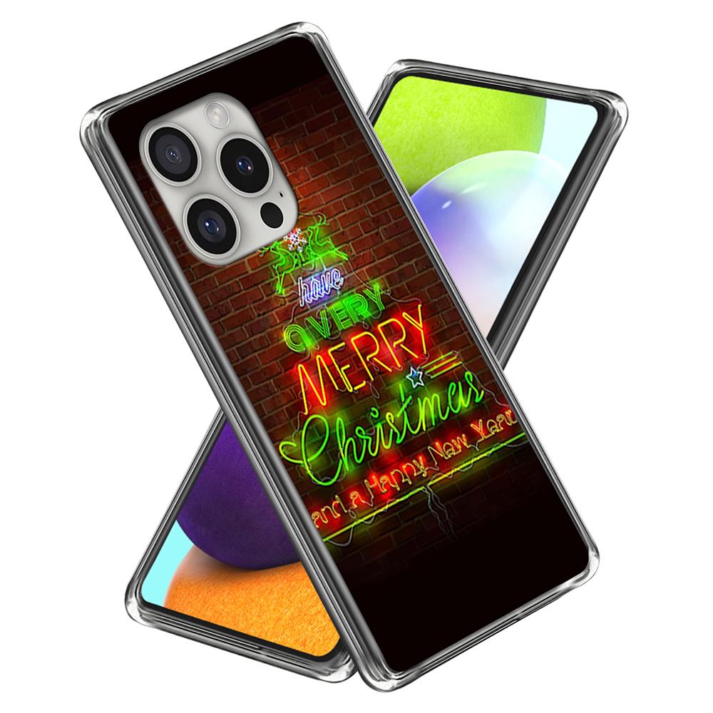 

Для чохла iPhone 16 Pro Max Друк різдвяного візерунка М яка TPU накладка для телефону Style I