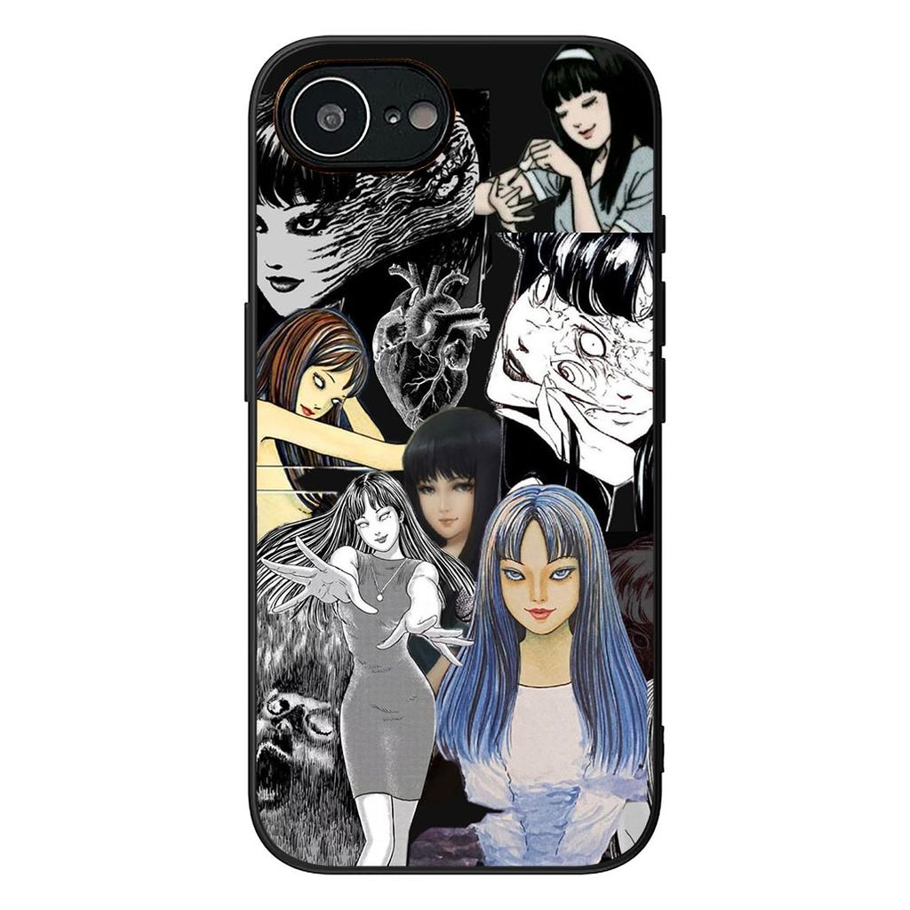 Tomie Wallpaper Junji Ito Anime Casing Cover for Apple iPhone 12 13 Mini XS 11 Pro Max 7 8 Plus XR SE 2022 SE3 + 8+ Phone Case