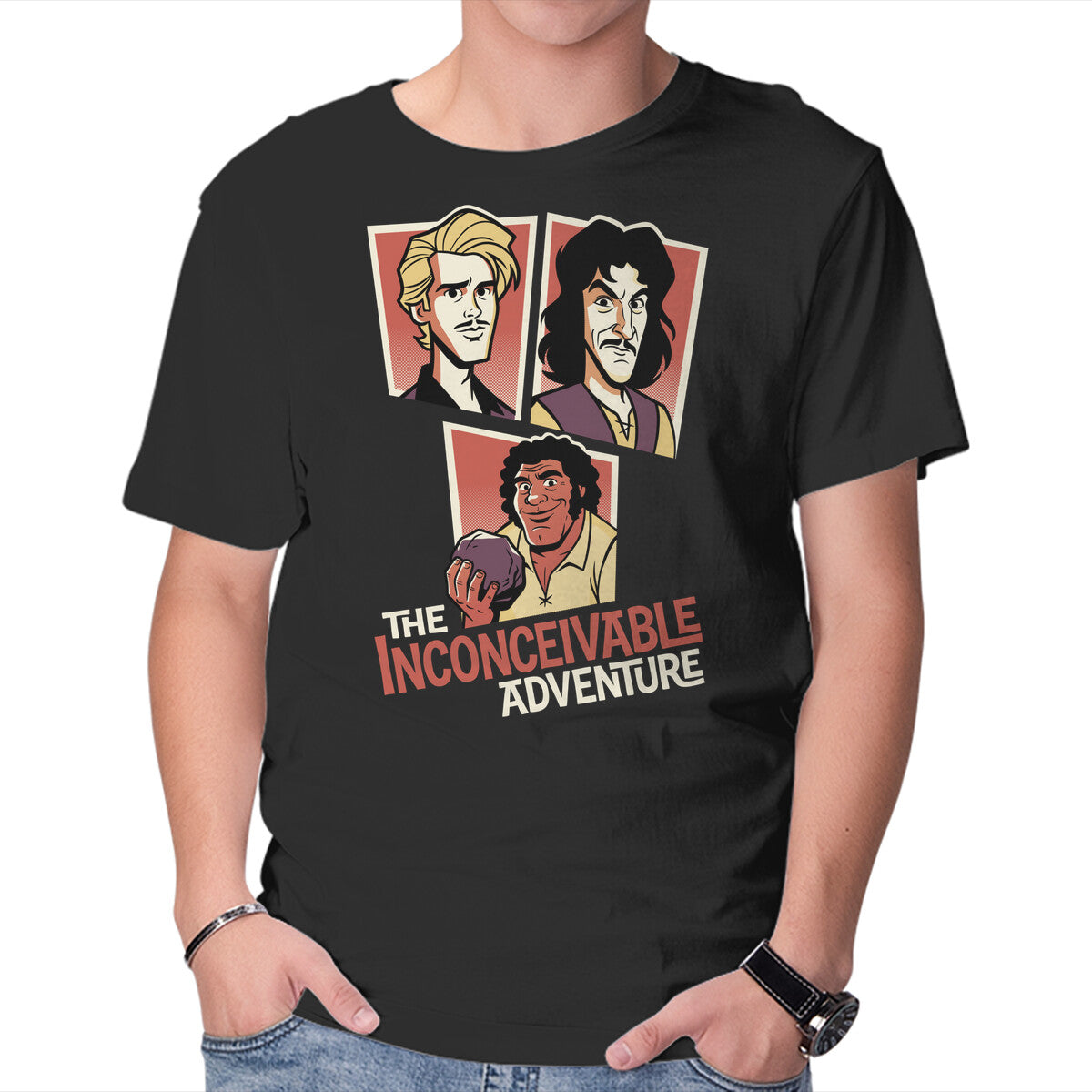 Unisex Crew Neck T-Shirt Inconceivable Adventure Graphic Short Sleeve Casual Tee XXXXL