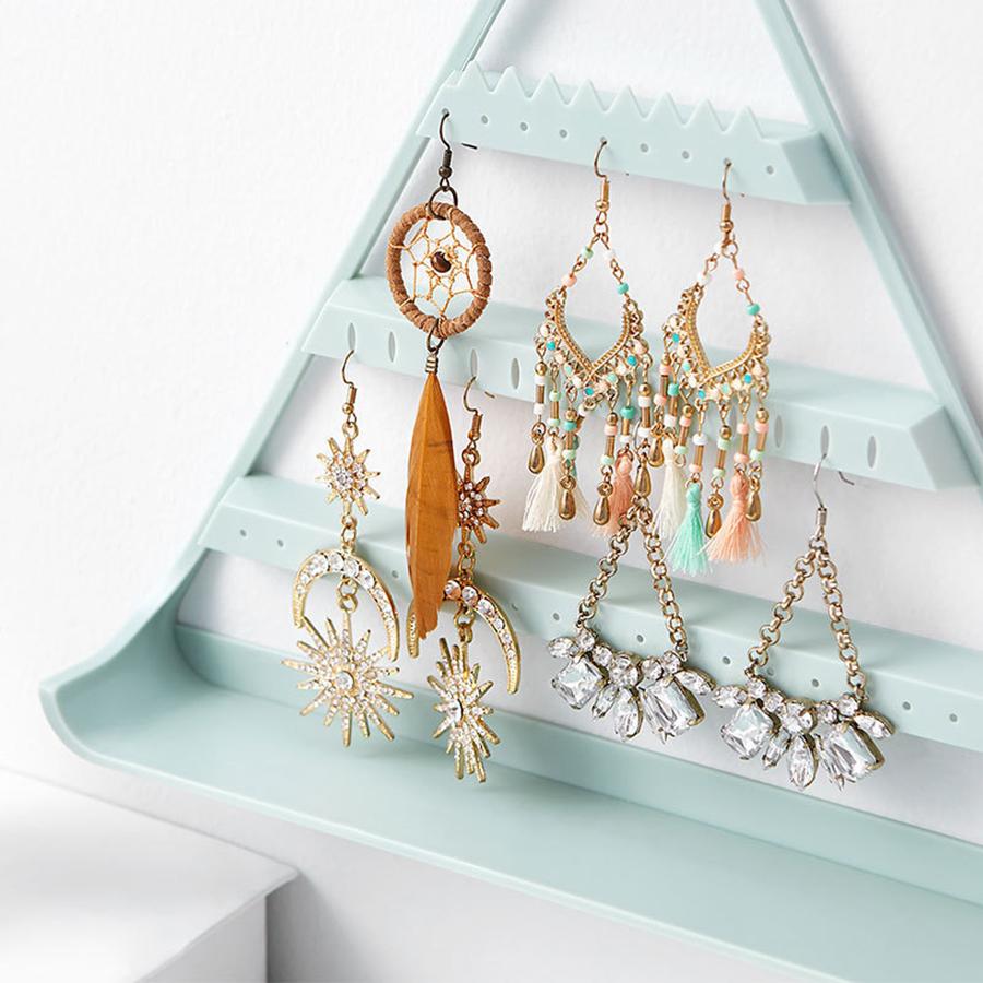 1PCS Hanging Wall Jewelry Organizer Necklace Bracelet Earring Display Rack Jewelry Rack Jewelry Stand