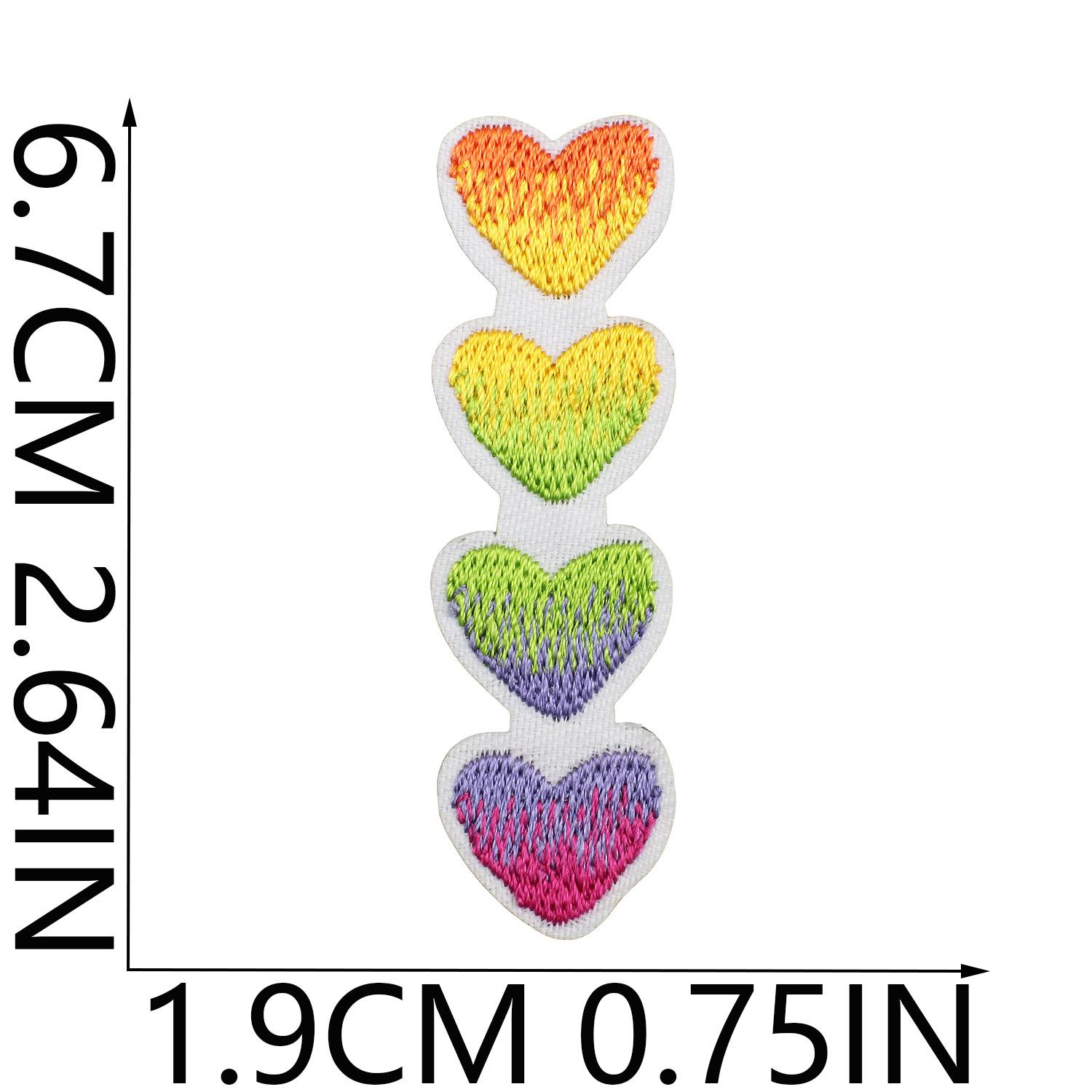 Halloween Themed Wind Embroidery Cloth Sticker English Letter Patch Sticker Cartoon Ghost Pumpkin Letter Embroidery Sticker no. 3_3 pieces