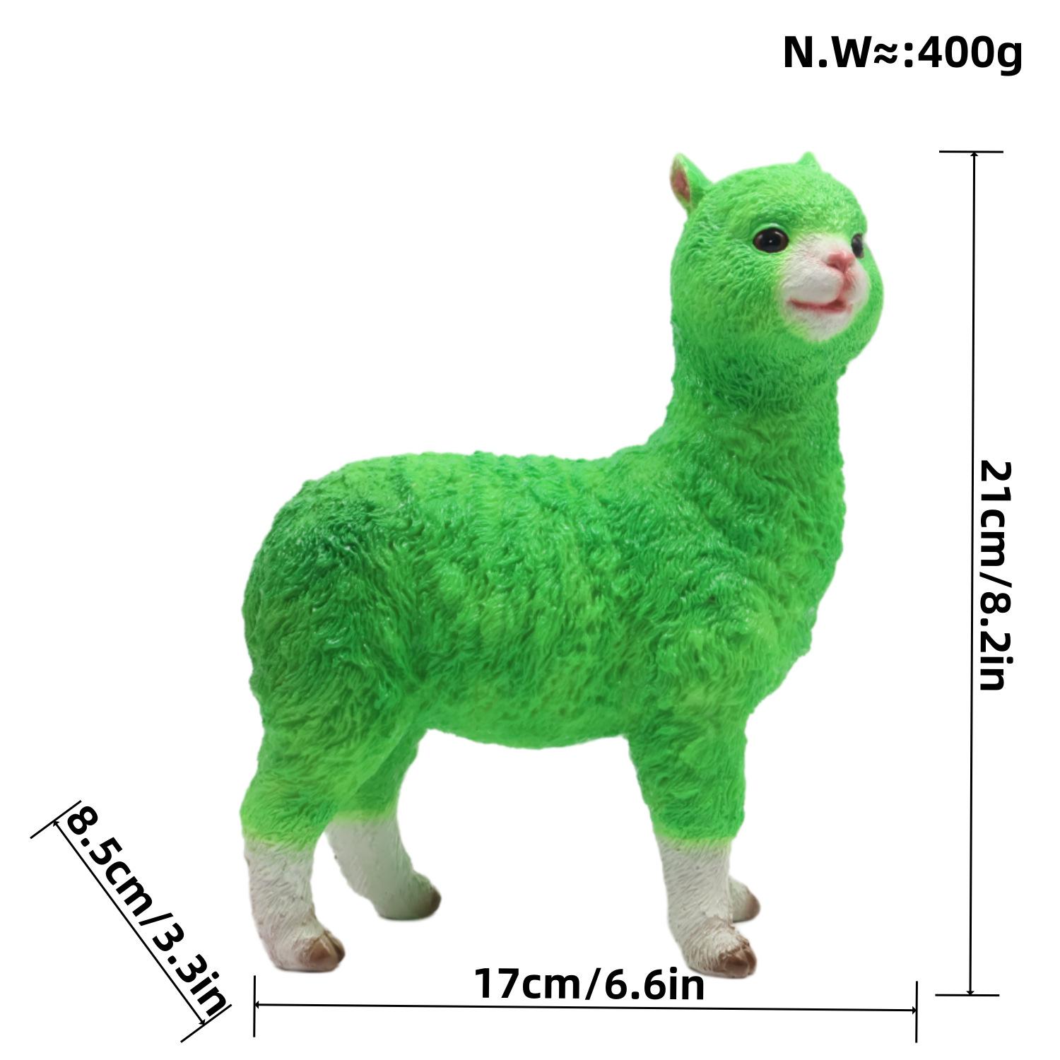 

Creative Simulation Alpaca Resin Crafts New Home Decoration Living Room Entrance Gift Modern Simple Ornament