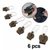 6pcs Instant Zipper Universal Instant Fix Zipper Repair Kit Replacement Zip Slider Teeth Rescue New Design for DIY Sew
