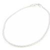 Les Trésors De Lily [C7429] - Silver 'Bean' Silver Bracelet - 18 Cm 2 Mm
