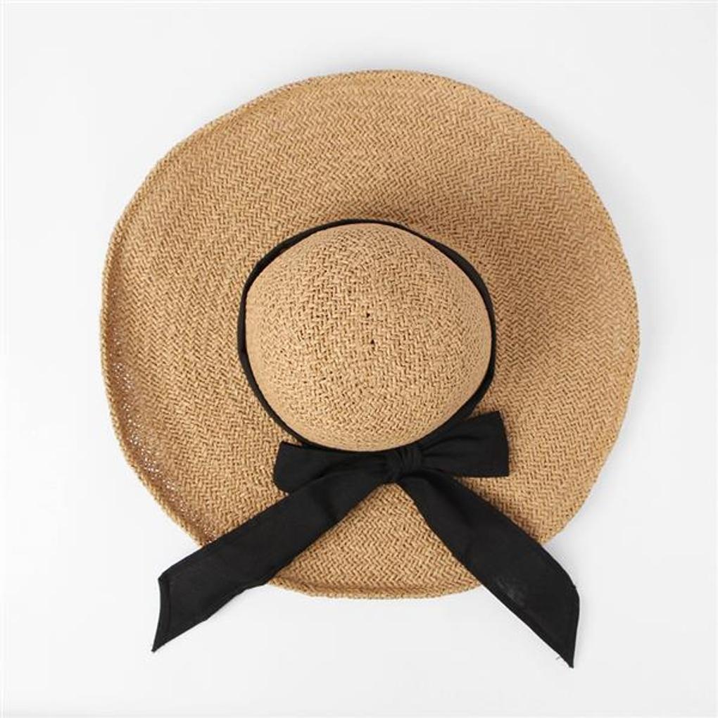Eileen Ribbon Beach Hat/Women's Summer Straw Hat
