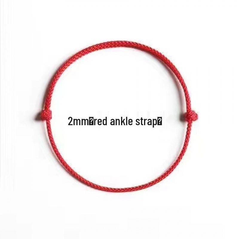 Red String Benmingnian Hand Rope: Men's Bracelet, Women's Anklet, Couple's Anklet