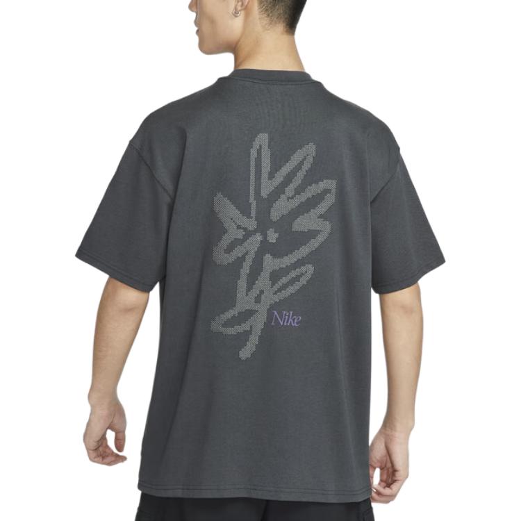 New Nike Sportswear T-Shirt Men's Coal Black HJ0615-060