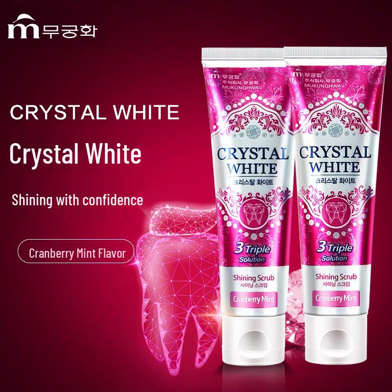 Зубная паста Mugunghwa Crystal Shine Клюквенно-мятная