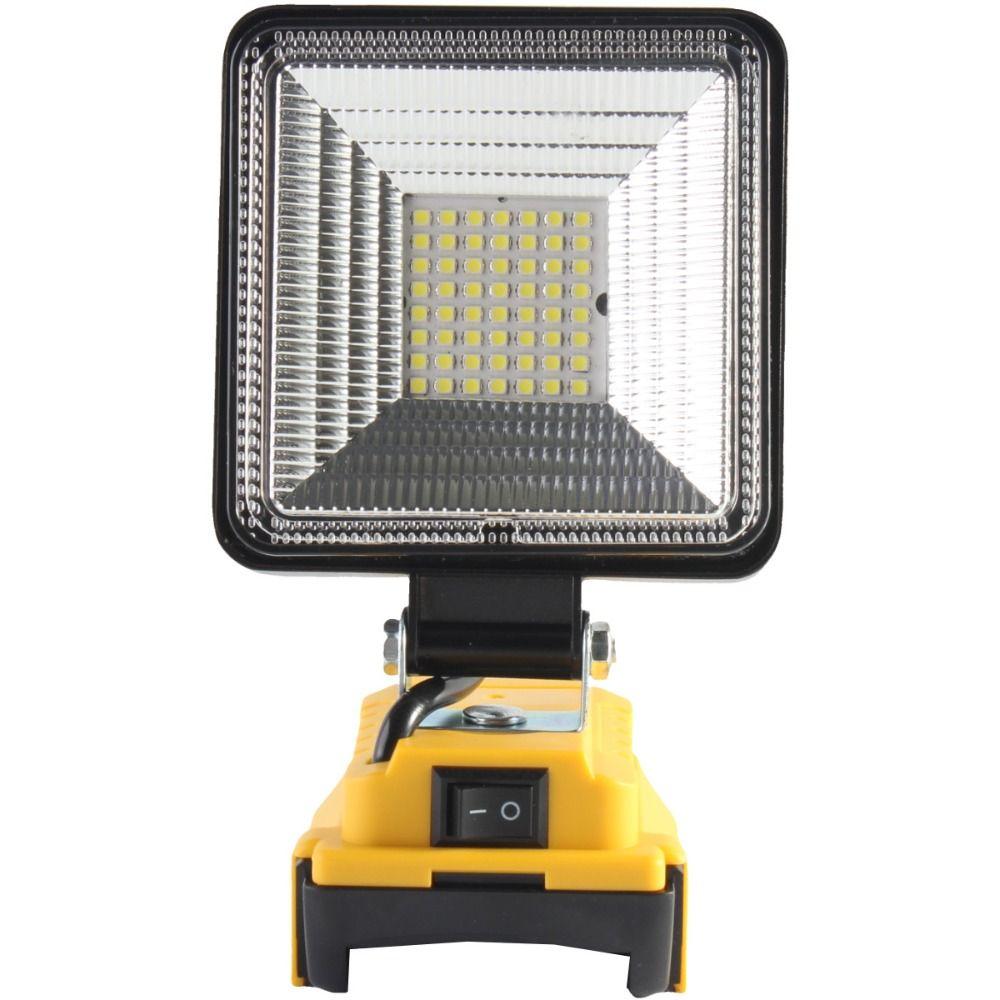 4-Inch Outdoor Searchlight Portable Flashlight for Makita/Dewalt/Milwaukee/Bosch Outdoor Camping