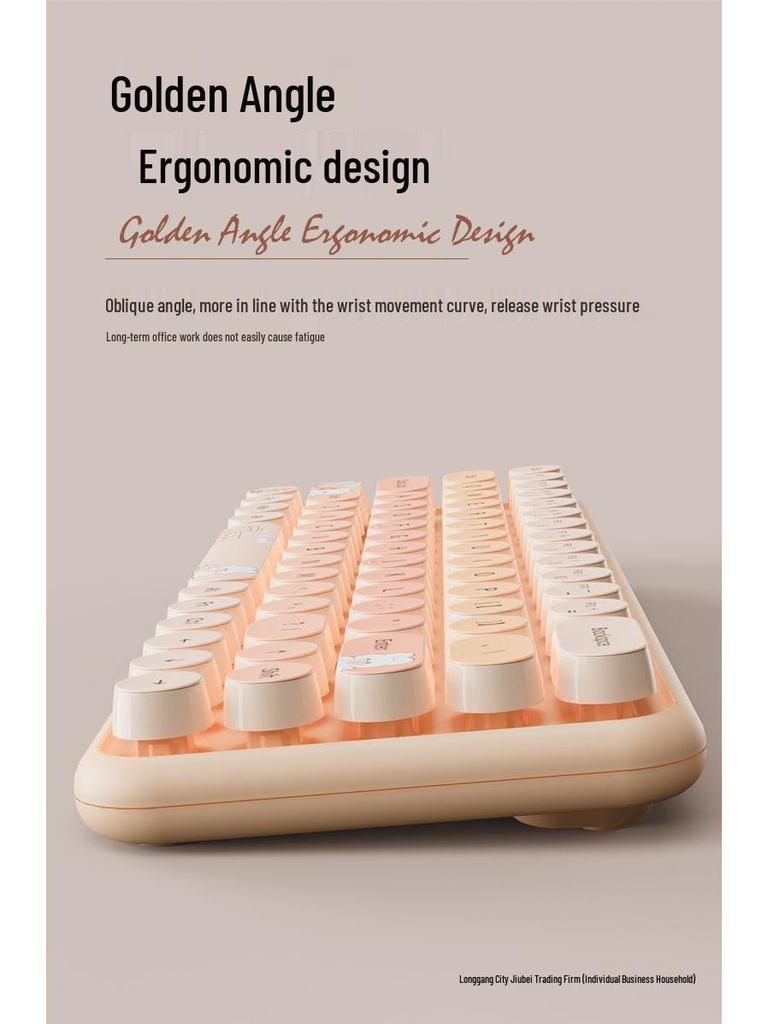 Leises kabelloses Tastatur- und Maus-Set für alle Geräte - Kompatibel mit Xiaomi, Lenovo Desktop-PCs, Laptops und Tablets