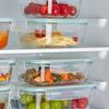 1/2/3 Fack Förtjockad Läckagesäker Mikrovågsugnssäker Matlåda Hög Borosilikatglas Bento-låda Med Lock Lufttäta Matlådor