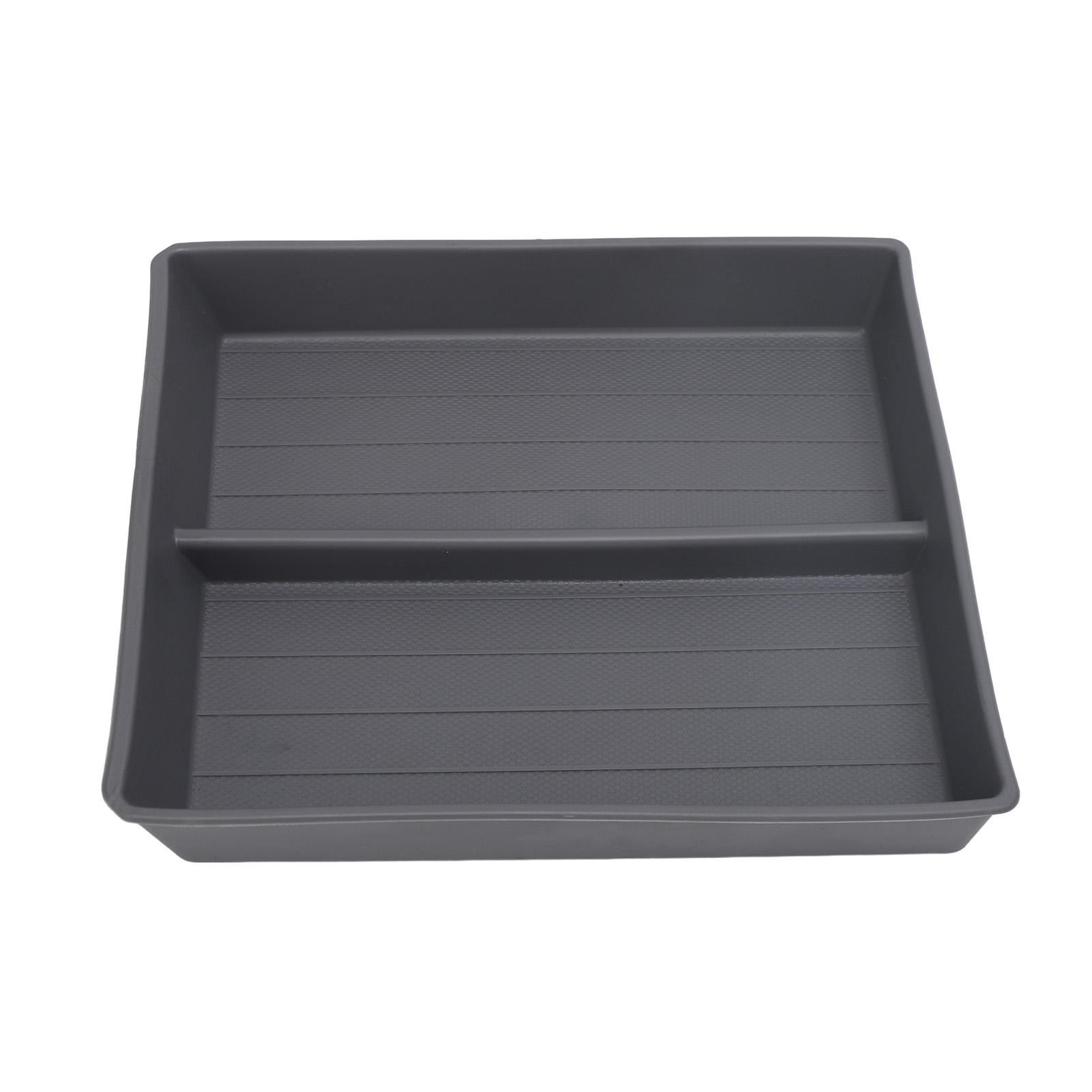 

Органайзер-лоток на центральную консоль, вставка в бокс подлокотника, лоток для хранения, замена для Tesla Model серый