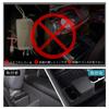 ruiya New Suzuki Jimny Nomad JC74 Dedicated Rear Console Box Jimny Rear Console Tray Jimny Nomad JC74 Cup Holder Rear with Trash Can Rear Seat Rear