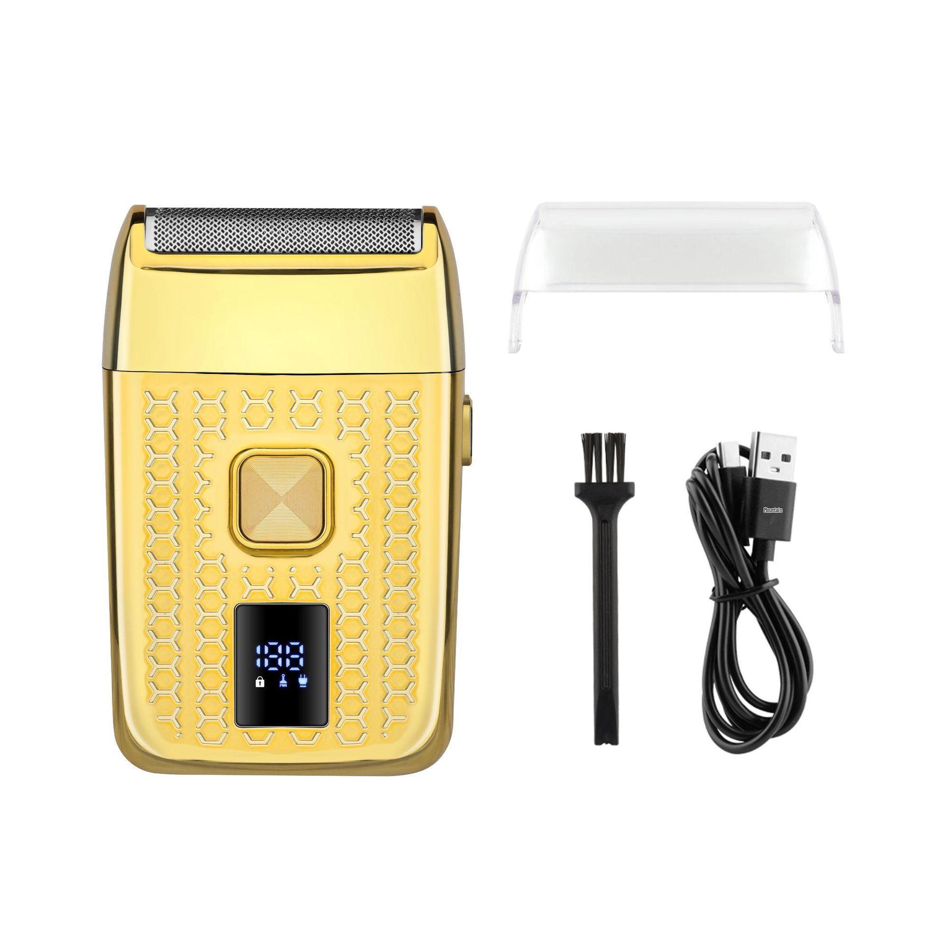 Electric Shaver with 10,000 RPM High-Power Shaving Head and Hair Clipper