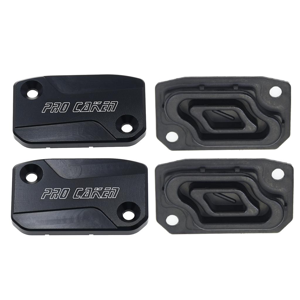 CNC Front Brake & Clutch Fluid Reservoir Cover Cap For KTM 125 150 200 250 300 350 450 500 EXC EXCF SX SXF XCF XCW TPI Six Days