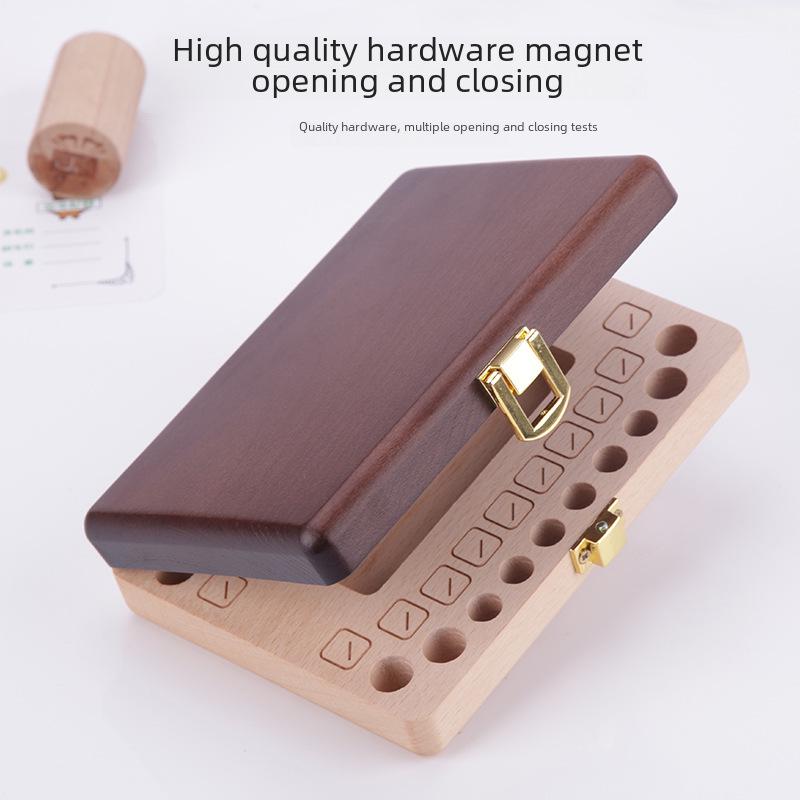 2023 Milchzähne und Fötushaar-Andenkenbox für Jungen und Mädchen