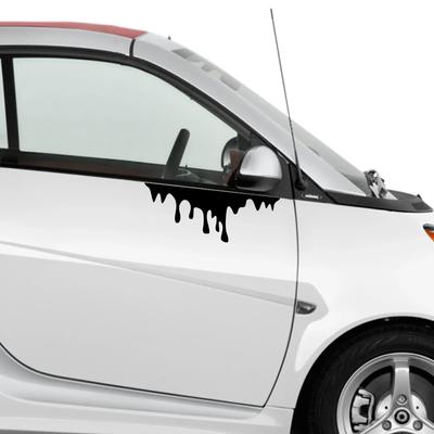 Blood Bleeding Car Sticker Decals Side Door Vinyl Water-resistant Bumper Decoration For Smart Fortwo Forfour 453 451 Accessories