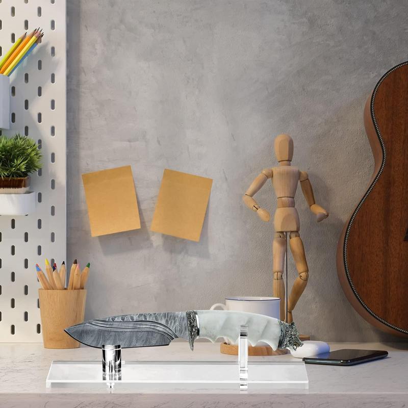 Messer Ausstellungsständer Messer Auslage mit Stützrahmen Messer Sammlungs Auslage Acryl Messer Tischaufsteller Für Jagd