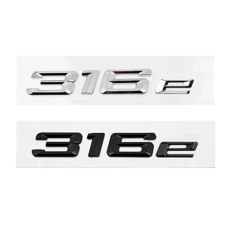 Sticker Emblema Lettere Logo Bagagliaio Auto in ABS per BMW 316e 318e 320e 323e 325e 330e 335e 530e E46 E90 E91 F30 F31 F34 G20 G30