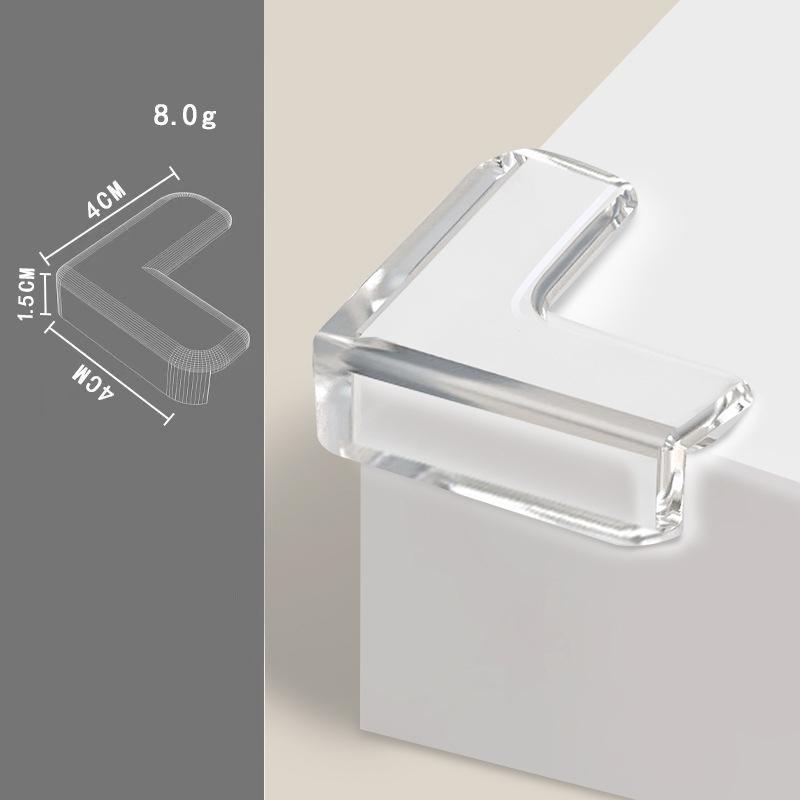 1/5/10/20pcs Baby Safety Silicone Table Corner Protector Furniture Edge Protection Cover Transparent Children Anti Collision Edge Guards