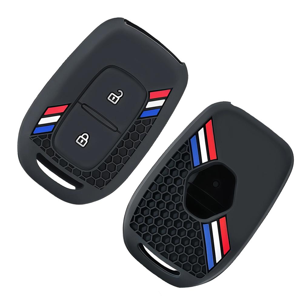 New Silicone Key Case Car Key Cover For Renault Kwid Trafic Clio Kadjar Clio 5 Captur Arkana Sandero Stepway Logan Twingo