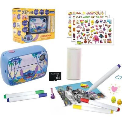 LEXIBOOK - Instant Camera - Starcam Print Stitch with SD Card - From 5 Years Old