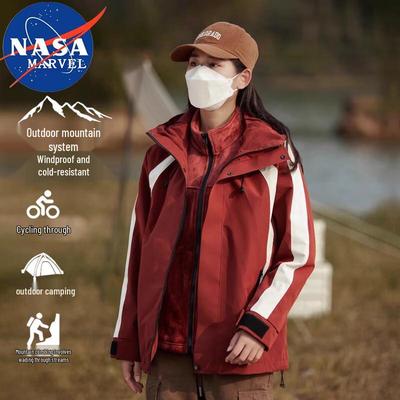 NASA MARVEL Herren 3-in-1 Dicke Outdoor-Jacke