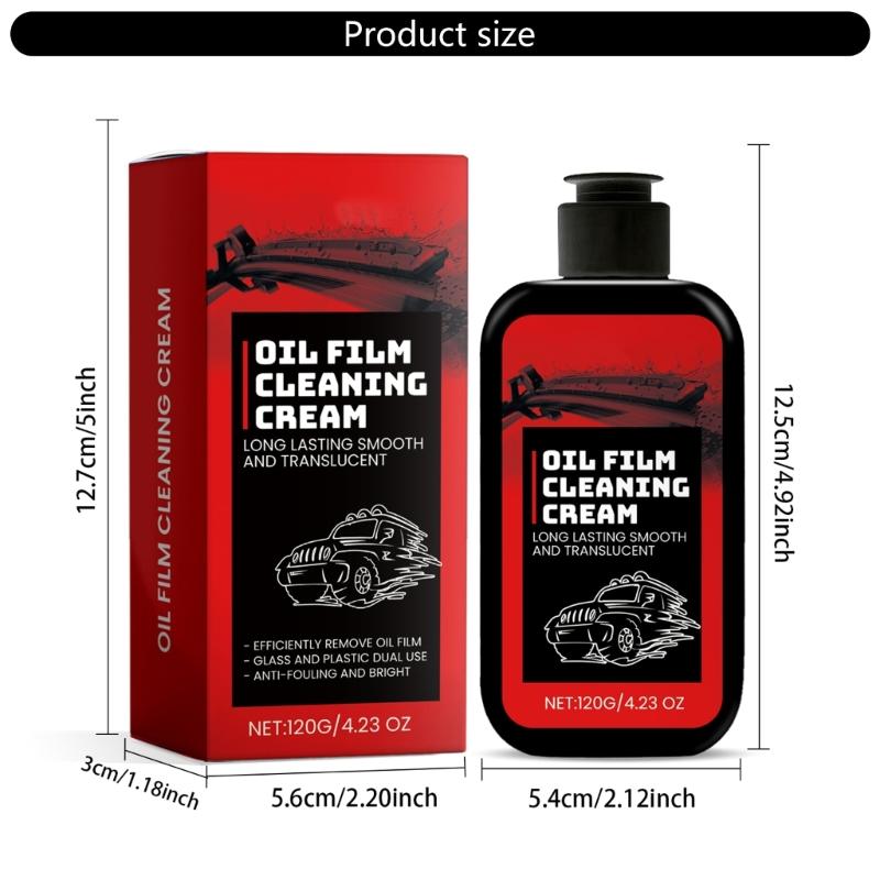 Window Restorer Cleaner Oil Film Remover Cleaning Tool for Rainy Days Enhanced Nighttime Visibility Spotless Windscreen