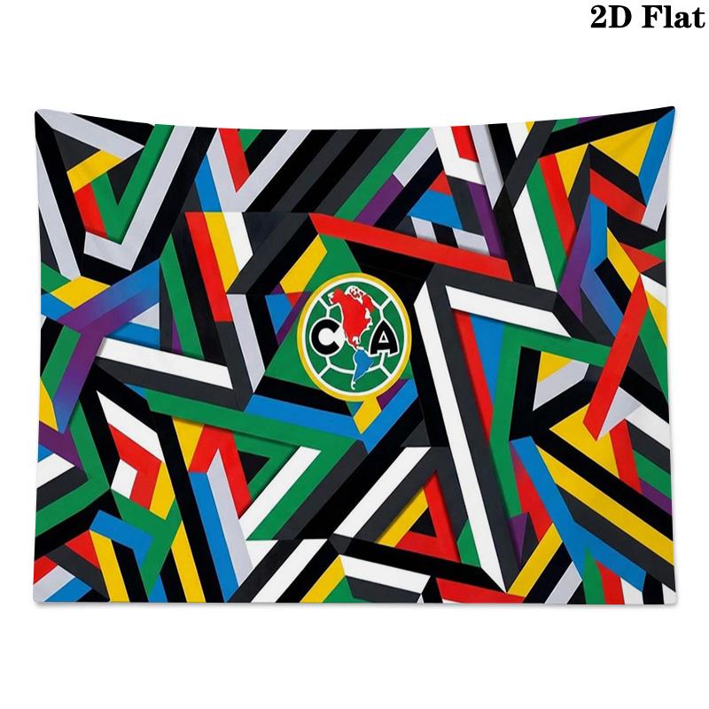 Club América Logo Wall Tapestry Aesthetic Wall Hanging Printed Fabric Blanket Decorative Tapestries for Bedroom Living Room Home Decor