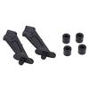 RC Car Rear Wing Bracket Black Plastic High Strength Replacement RC Car Rear Wing Bracket For ZD