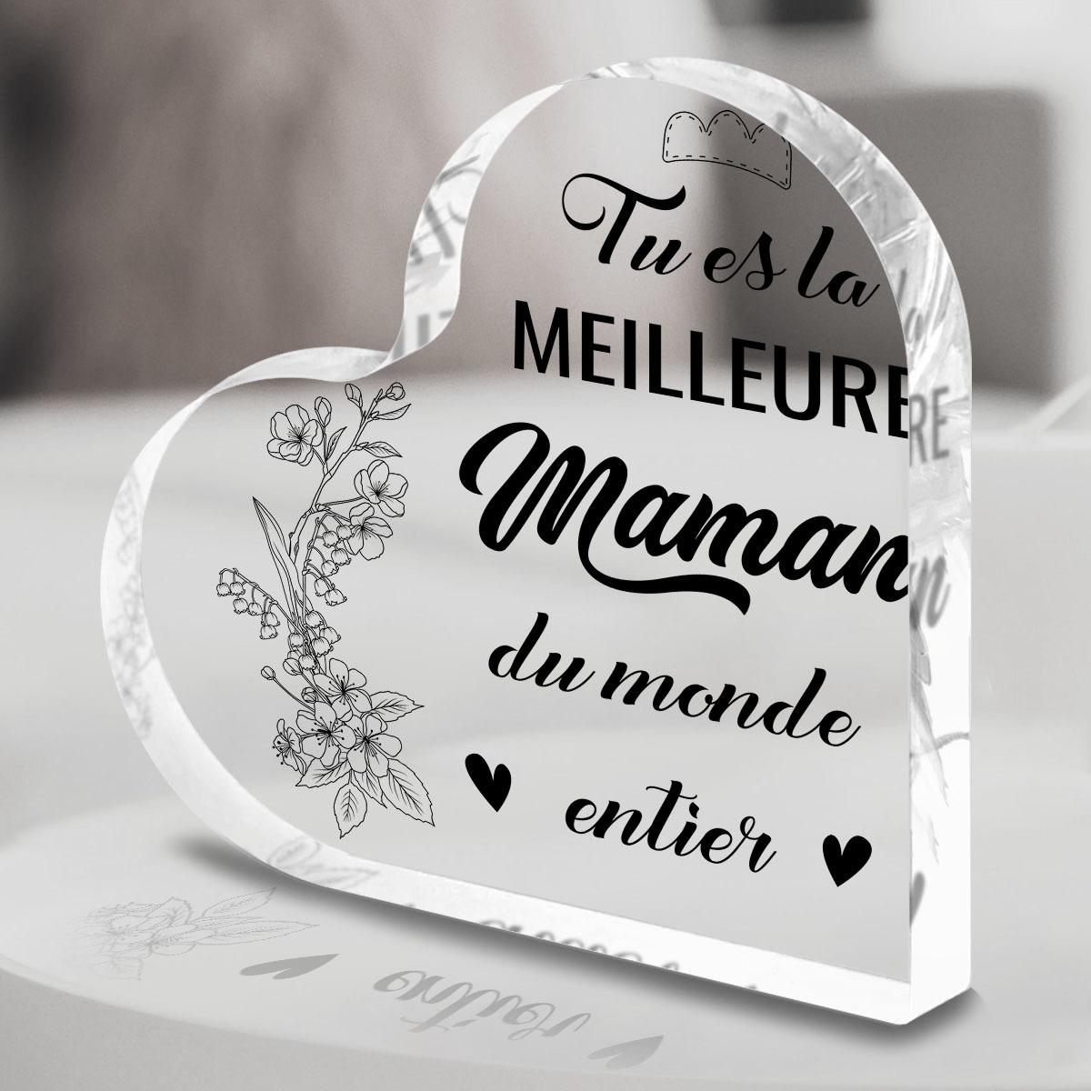 

2D Flat Acrylic Mother s Day Decoration, Indoor and Outdoor Decoration - No Battery/electricity Required, Free Day Decoration, Shop Decoration, 10*10cm