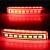 2 x Red LED Car Driving Light Rear Bumper Brake Light For Nissan Sentra Infiniti