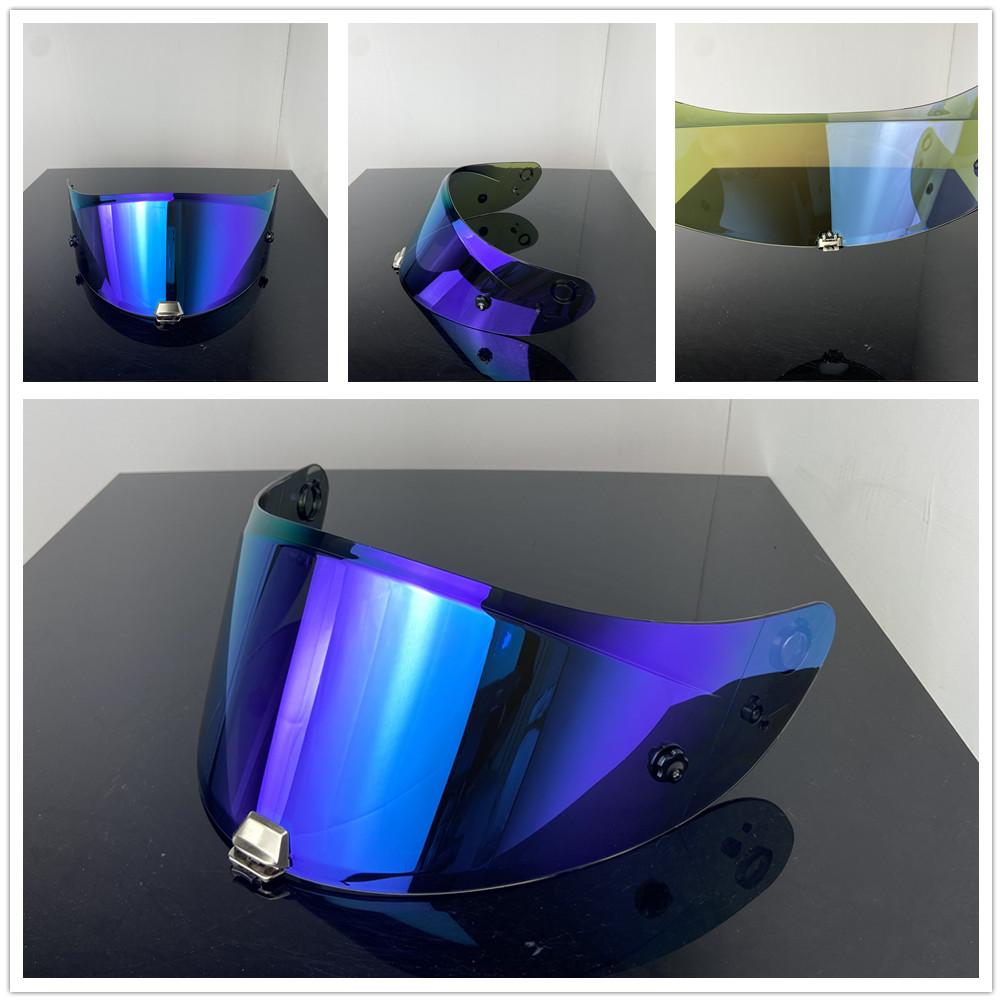 Visera Rpha11 para HJC HJ26 Rpha 70 Protector Solar a Prueba de Polvo y Viento Película Protectora Facial para Casco Galvanizada Antivaho