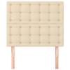 Headboard - Maison Exclusive - Cream - Adjustable Height - Wooden Feet