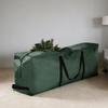 Waterproof Large Oxford Cloth Christmas Tree Storage Bag, Dustproof with Red and Green Design