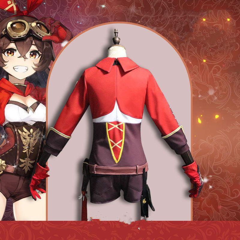 Stunning Amber Suit Cosplay Costume For Genshin Impact Fans!