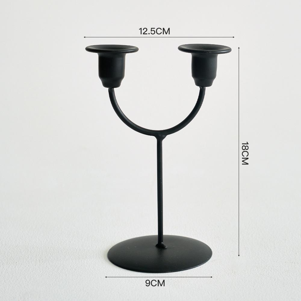 Wedding Ceremony Photo Props Atmosphere Sense of Romantic Candlelight Dinner Creative Candelabra Decorative Ornaments