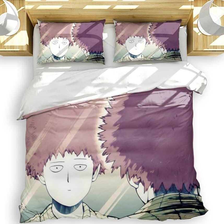 Anime One Punch Superman Bedding Three-Piece Quilt Cover