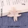 Embroidery Label Maple Leaf Hotel Linen Patch Hole Decal Down Jacket Patch Sticker Embroidery Cloth Sticker