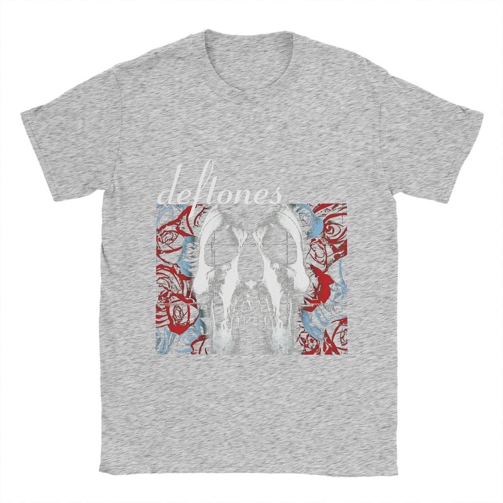 D-Deftones  Men T Shirt  Funny Tee Shirt Short Sleeve Round Collar T-Shirt Pure Cotton 6XL Clothes