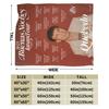 Super Soft Quevedo Singer Cool Rapper Throw Blanket Premium Fleece Flannel Lightweight Bed Blanket Cozy Fluffy Blankets