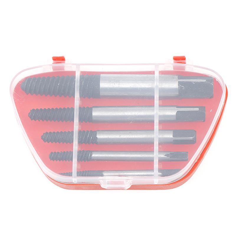 5Pcs/Set Damaged Screw Extractor Easy Out Set Bolt Stud Remover Tools Kit
